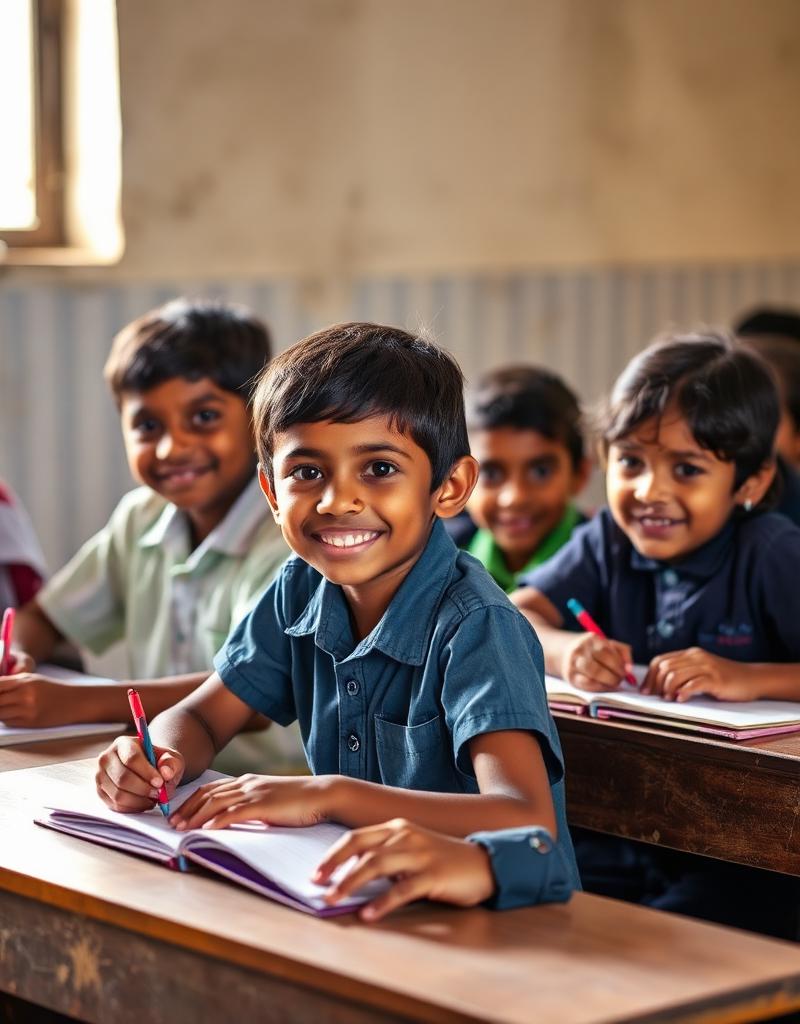 Students in classroom